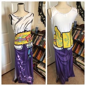 Final Fantasy X Yuna Summoner Cosplaj Dress